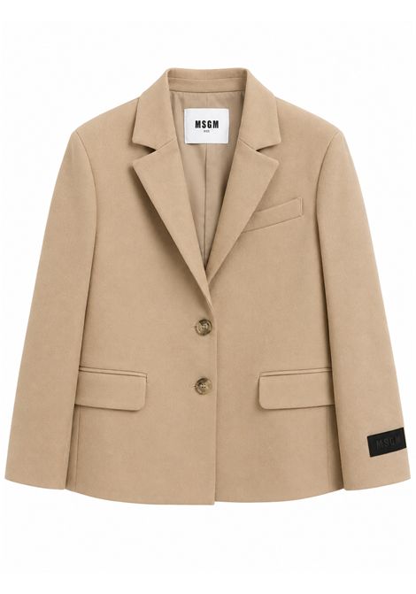 Giacca con logo MSGM KIDS | F6MSJGJK100MS030